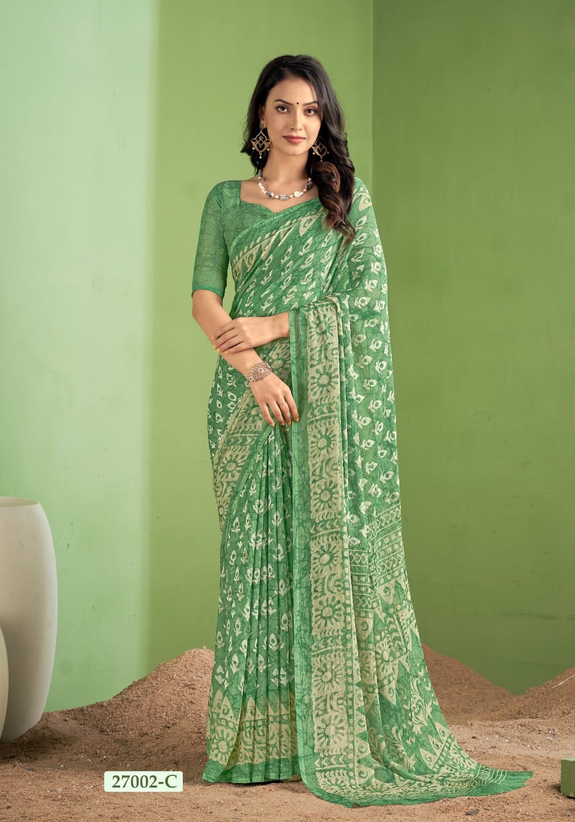 Star Chiffon 138 By Ruchi Printed Designer Chiffon Sarees Wholesalers In Delhi